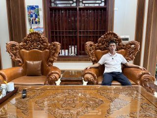 Ghế hoàng gia v10 nguyên khối