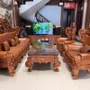 bàn ghế hoàng gia v10 nguyên khối